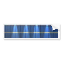 Abstract lines and stripes bumper sticker