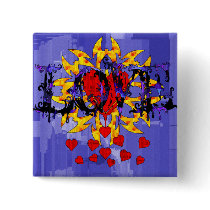Abstract Love Valentine Pins