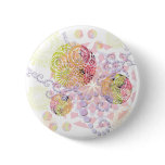Abstract Mandala Button