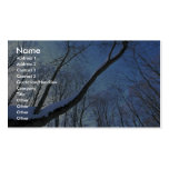Abstract Maple and beech forests in winter Business Card