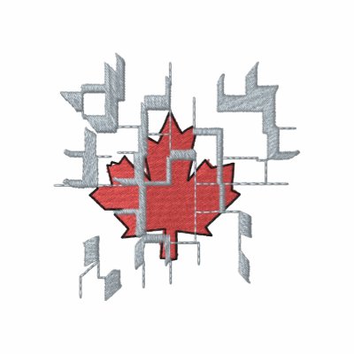 Abstract Maple Leaf by ZazzleEmbroidery