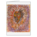 Abstract mask cards