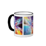 Abstract Metallic Coffee Mugs