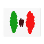 Abstract Mexican Flag
