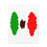 Abstract Mexican Flag