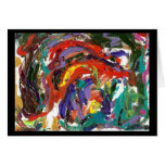 Abstract Mini Colour 3 Greeting Card