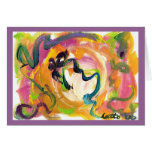 Abstract Mini Colour 6 Greeting Card