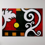 ABSTRACT MODERN ART CANVAS PAINTING posters