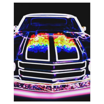 Abstract Muscle Car Custom Flyer by creative_eye