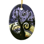 Abstract Nature Design Christmas Tree Ornaments