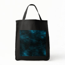 Abstract Nebula Texture - Blue Canvas Bag