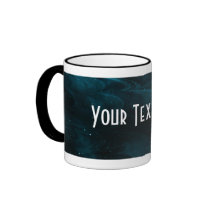 Abstract Nebula Texture - Blue Mug