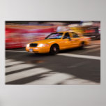 Abstract NYC Taxi Poster posters