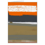 Abstract Orange 1 Greeting Cards