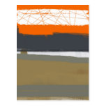 Abstract Orange 1 Post Cards