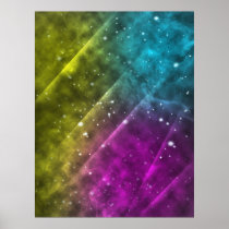 Abstract Outer Space Poster  8.5x11