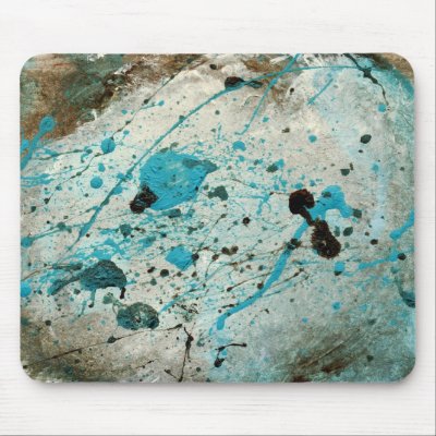 Abstract Paint Mouse Pad by camcguire