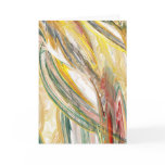 Abstract Paint Smear Thank You Card