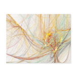 Abstract Paint Spatter Postcard