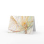 Abstract Paint Spatter Thank You Card