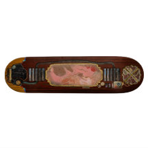 Abstract - Paint - The flow of the universe Skateboard