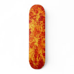 Abstract painting | fire red splattergrunge
