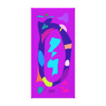 Abstract Painting Happiness Good Luck Joy (99) Stretched Canvas Print
