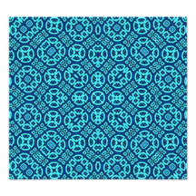 Abstract Pattern blue Photo Art