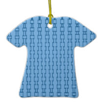 Abstract Pattern in Blue Ornament