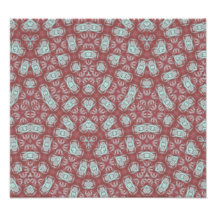 Abstract Pattern Red Photographic Print
