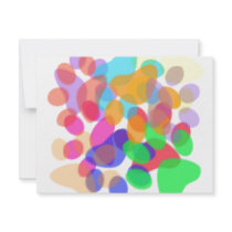 Abstract Paw Prints Invitation