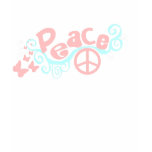 Abstract Peace Sign Swirl t-shirts