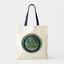 Abstract Peacock Tote Bag
