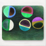 Abstract pencil and marker mouse pad