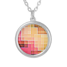Abstract Pixel Pattern 1 Pendant