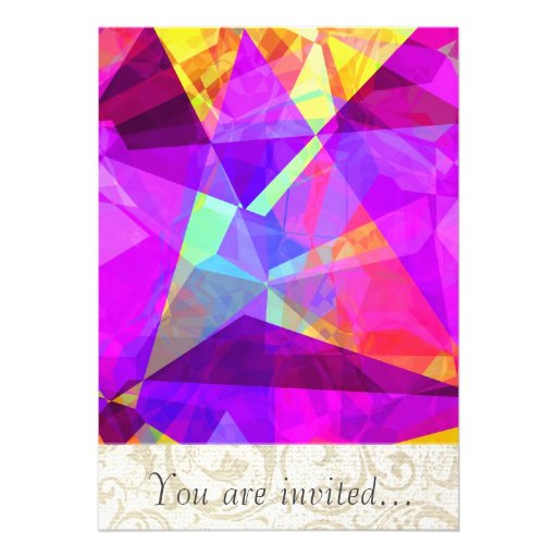Abstract Polygons 241 Personalized Invite