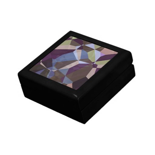 Abstract Polygons 245 Trinket Box