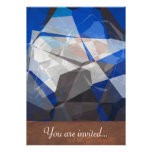 Abstract Polygons 254 Personalised Invitations