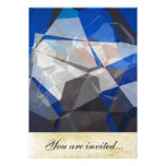 Abstract Polygons 254 Personalised Invitations