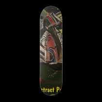 ABSTRACT POOL HALL skateboards