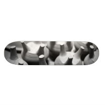 Abstract pottery skateboard deck