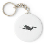 ABSTRACT PROP PLANE DESIGN KEYCHAIN