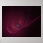 Abstract Purple Fractal Print