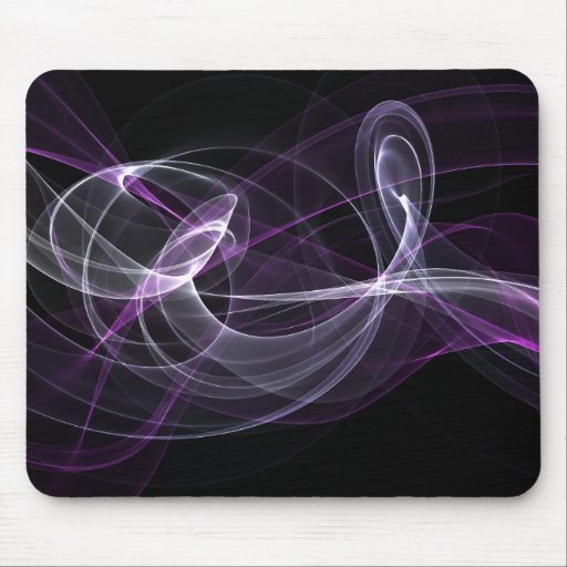 Abstract Purple Lights Mousepads