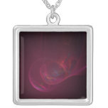 Abstract Purple Necklace