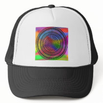 Abstract Radial Design: Mesh Hat