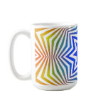 Abstract Radial Lines: Mug