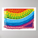 Abstract Rainbow Art Posters posters