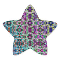 Abstract Rainbow Mandala Fractal