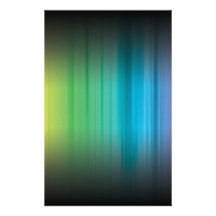Abstract Rainbow Red Blue Greed Yellow and Orange Stationery Paper